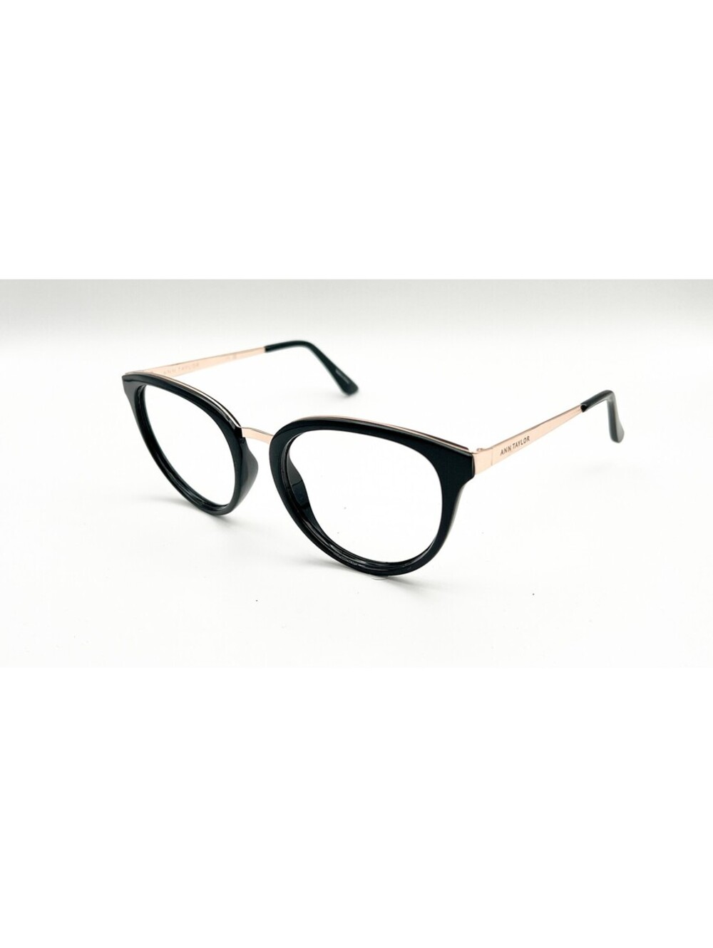 Ann Taylor 528264 C01 Black Gold Authentic Eyeglasses 54-20-140
